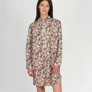 Sleepy Jones Elsa Night Shirt in Liberty Thorpe Size XS